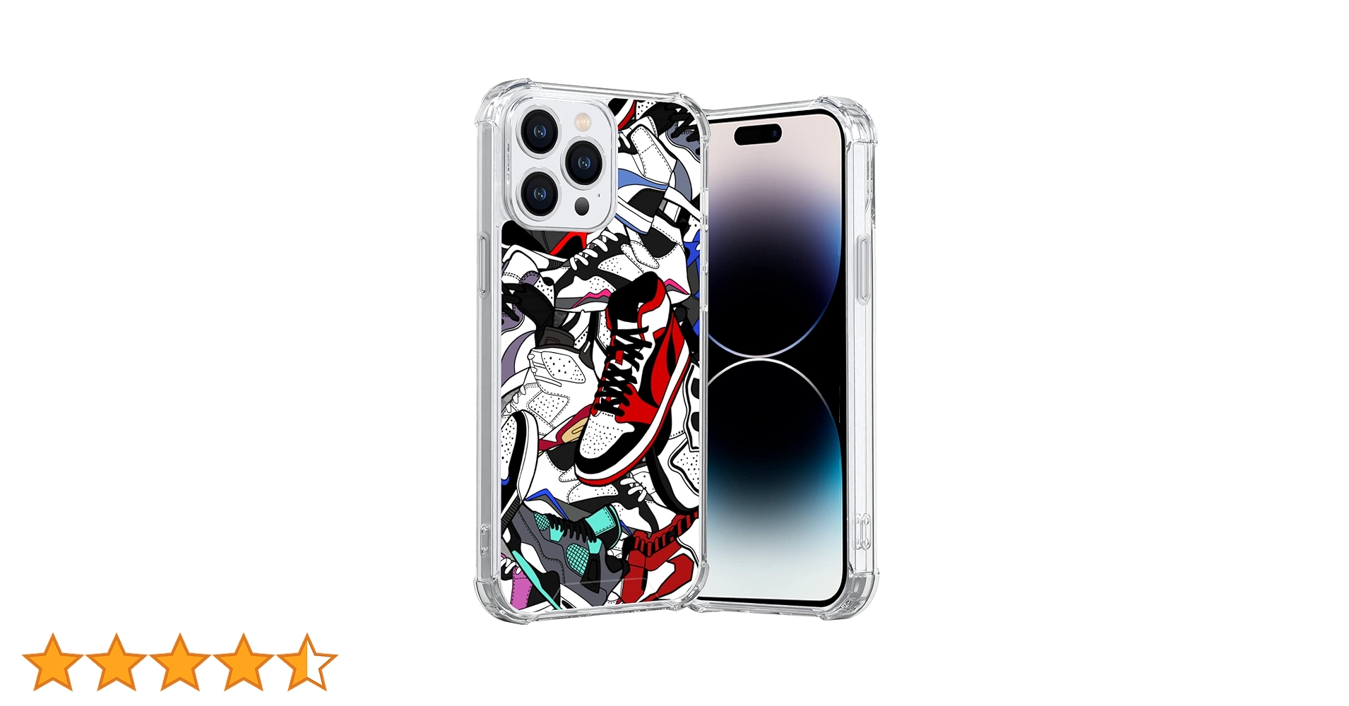Axulimin Cool Shoe Clear Phone Case for iPhone 14 Pro Max
